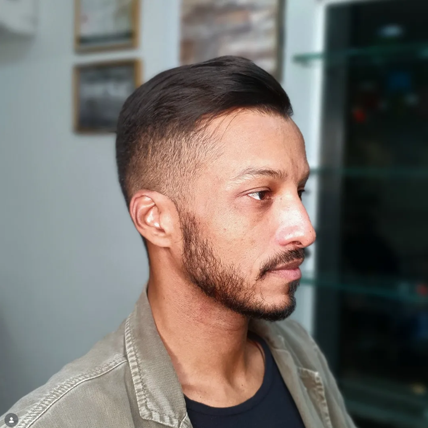 Corte masculino degradê